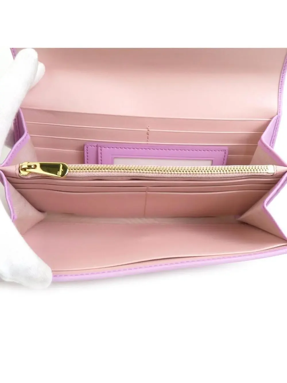Auth Salvatore Ferragamo Long Wallet #280409S20B
